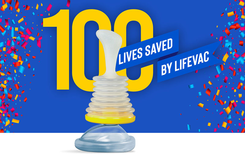 LifeVac Saves 100th Life