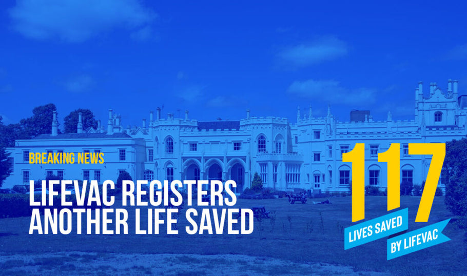LifeVac Registers 117th Life Saved