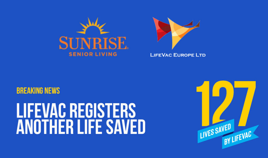 LifeVac Registers 127th Life Saved