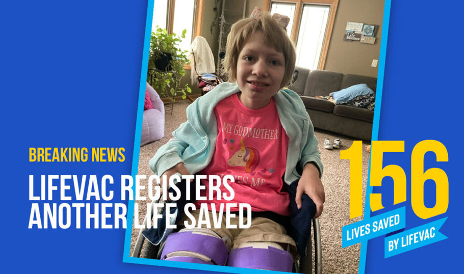 LifeVac Saves a Young Girl Who Uses A Wheelchair – #156