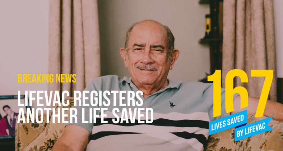 LifeVac Saves 77 Year Old Man from Choking – #167