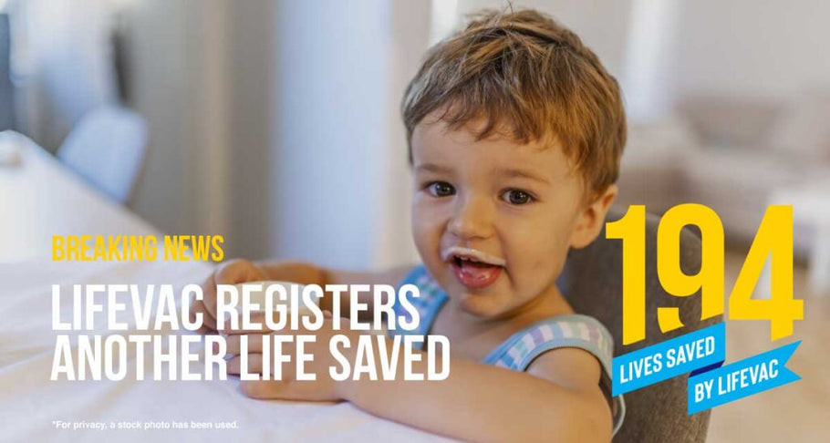 LifeVac Saves Two Year Old Boy from Choking – #194