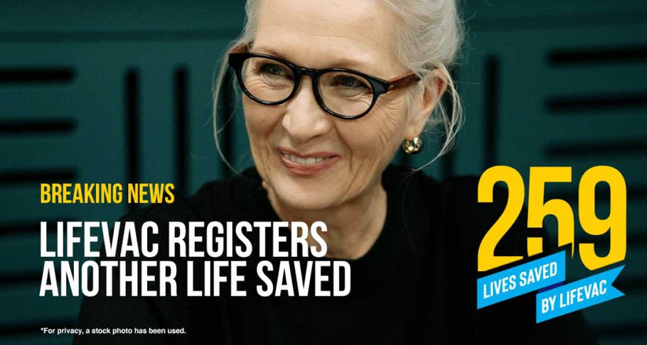 62-Year-Old Saved from Choking with LifeVac – #259