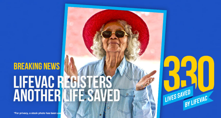 Caregiver Uses LifeVac to Save 86-Year-Old from Choking – #330