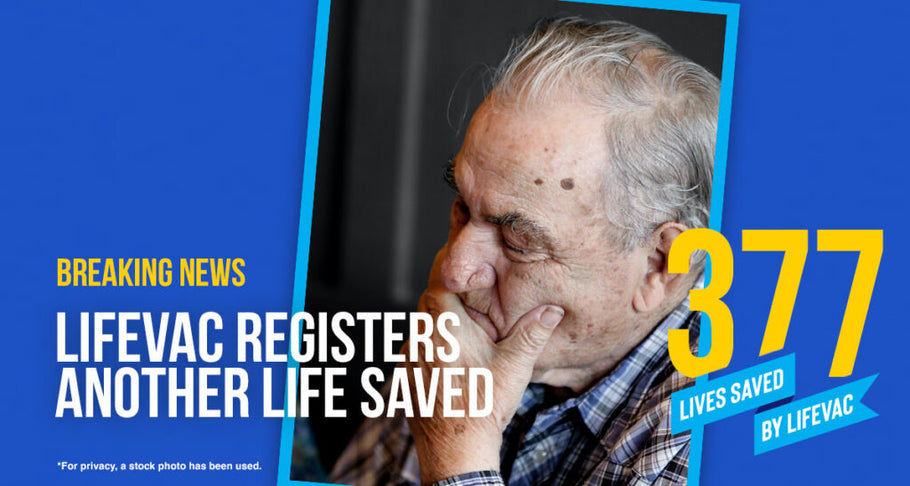 Elderly Man Chokes on Pizza Dough Saved with LifeVac – #377