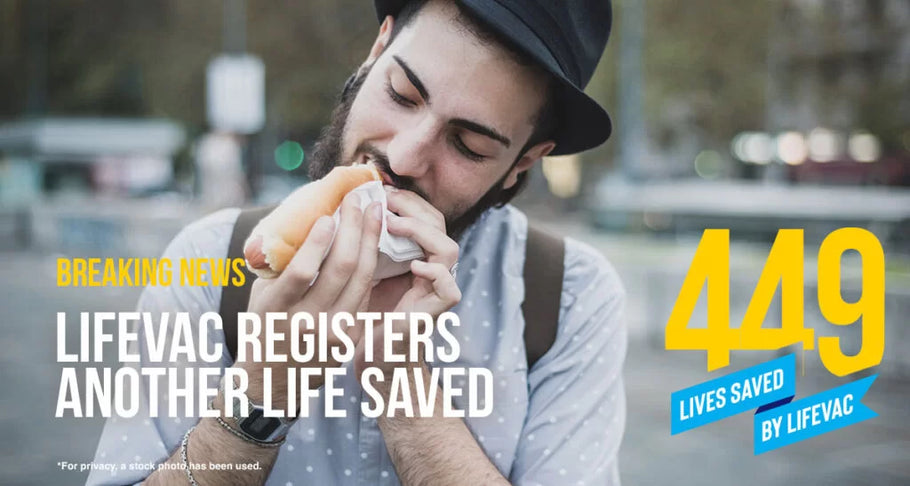 Man Chokes on Piece of Hot Dog and is Saved with LifeVac – #449