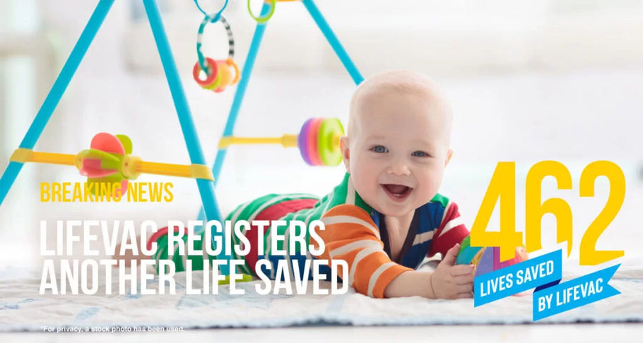 9-Month-Old Baby Chokes on Velcro and is Saved with LifeVac – #462