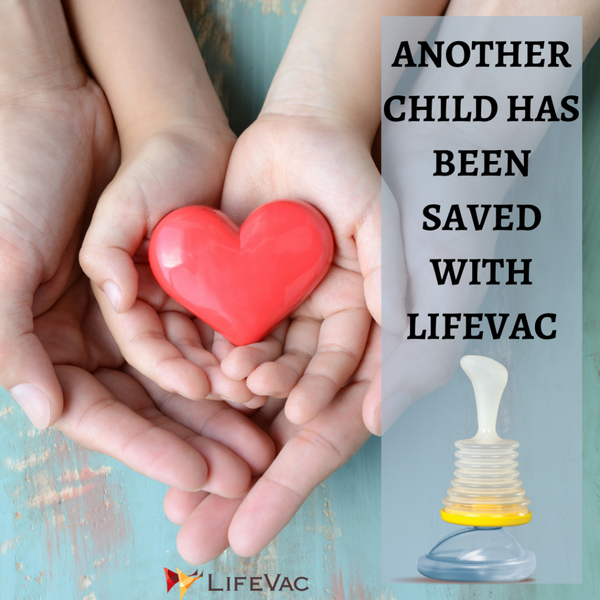LifeVac Registers 119th Life Saved